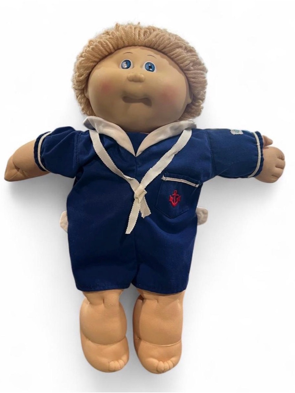 Vintage 80s Blue Sailor Cabbage Patch Kids Doll - Kids Toys